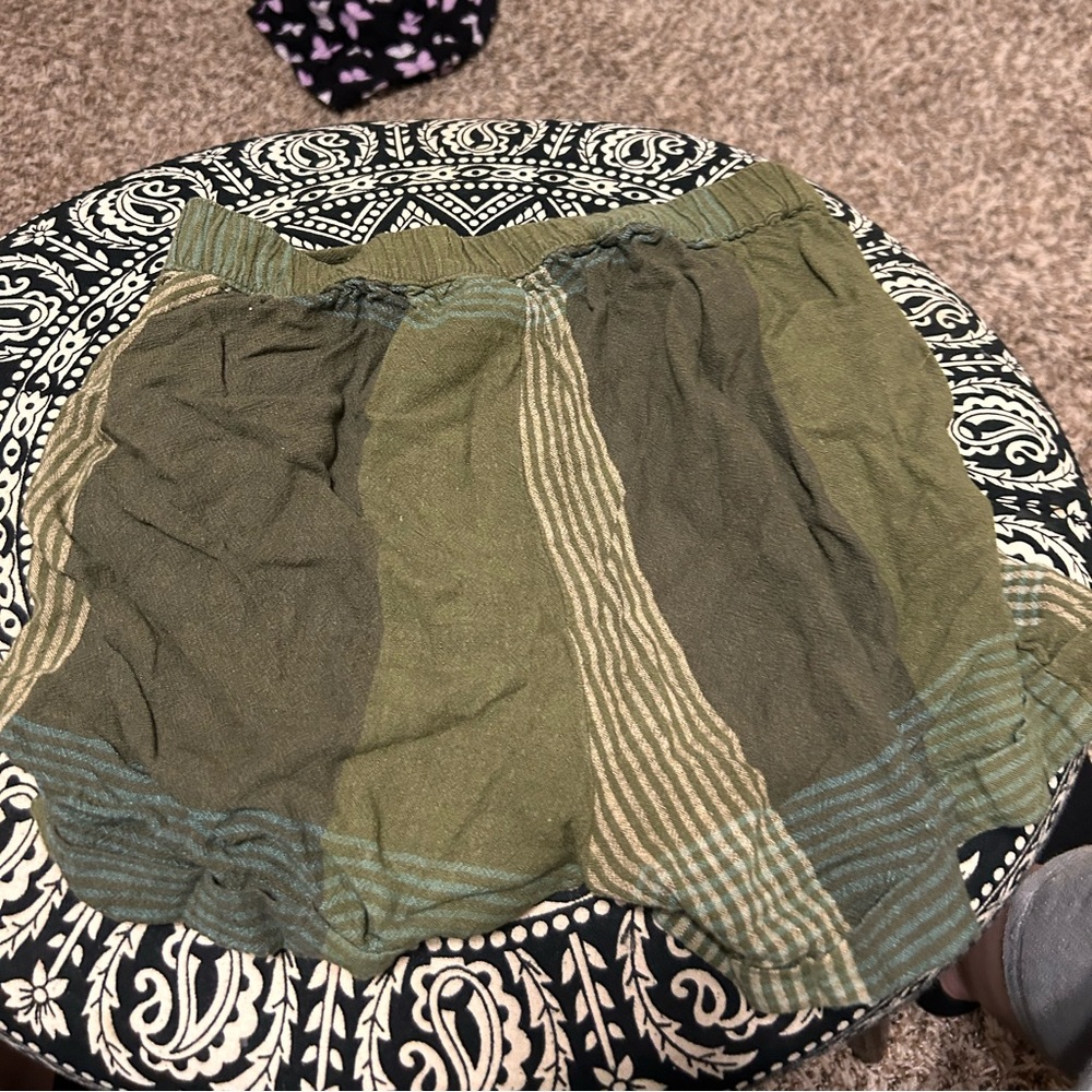 Green shorts